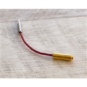 Zillion Sheep NU-1 Type “Rouge”Conversion cable IN側：4.4mm 5極 トープラ販売製 金メッキメスプラグ OUT側：3.5mm 3極 トープラ販売製 CINQBES 純銅材 銀メッキオスプラグ