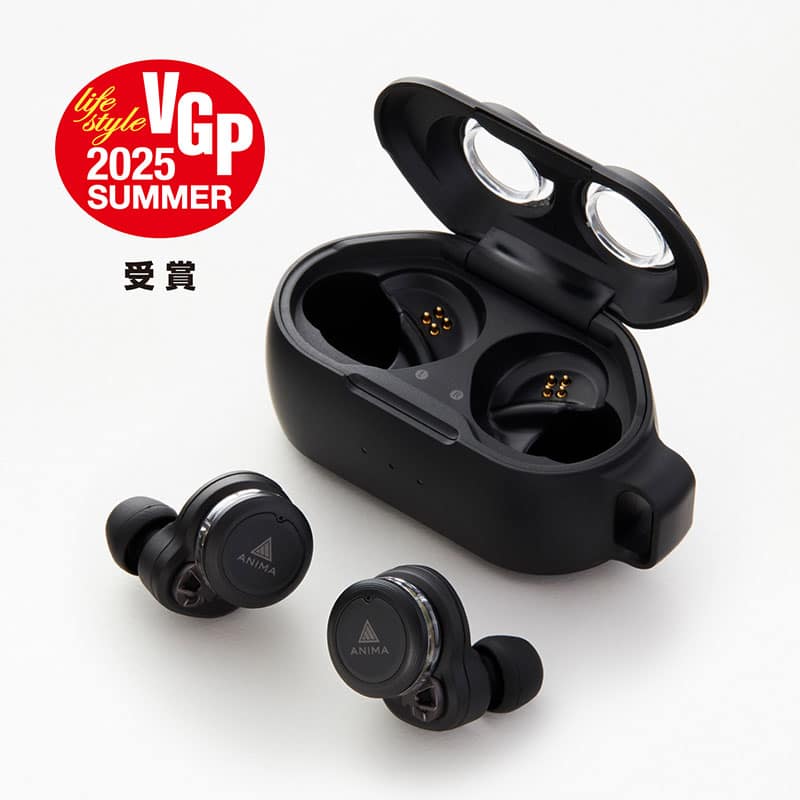 【美品】ANIMA ANW01 ワイヤレスイヤホン ブラック ANW01 | ANIMA