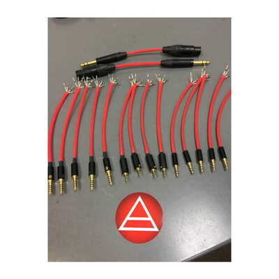 HEADPHONE CABLE ADAPTOR RED