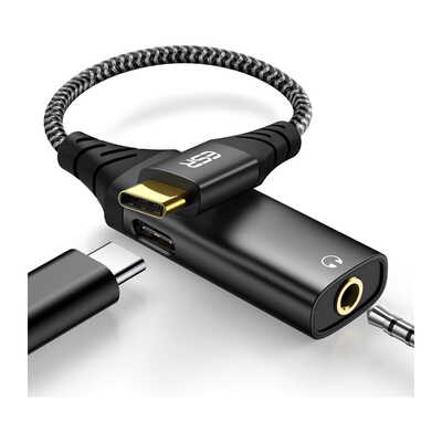 2-in-1 USB-C PD Headphone Jack Adapter