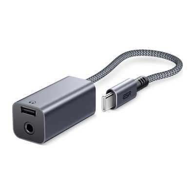 2-in-1 USB-C Headphone Adapter