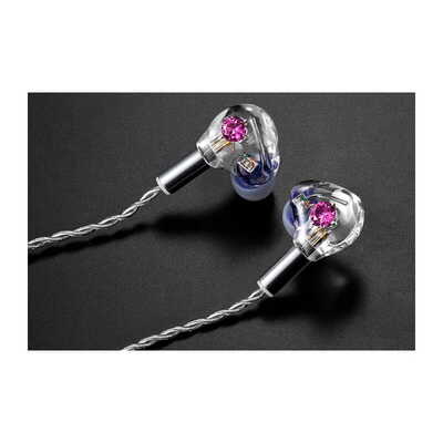 CF-IEM avec CRESCENT VERT Pink Sapphire [CF-IEM CV-PIS]