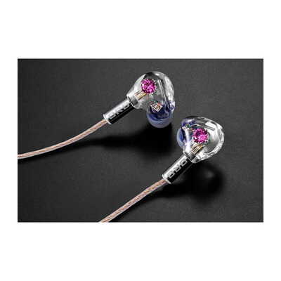 CF-IEM avec CRESCENT VERT with Clear force Ultimate CL Pink Sapphire [CF-IEM CV-CFUCL-PIS]
