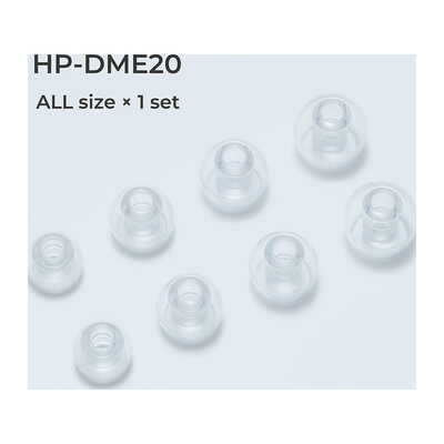 ディープマウントイヤーピース ZONE XS,S,M,L size 各 1set [HP-DME20CL]