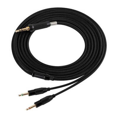 SIV-PHN ヘッドホン用ケーブル 3.5mm - 2.5mm 2極(LR) (ブラック) [SIV-PHN-3.5 BLK-2.5mm2極(L/R)]