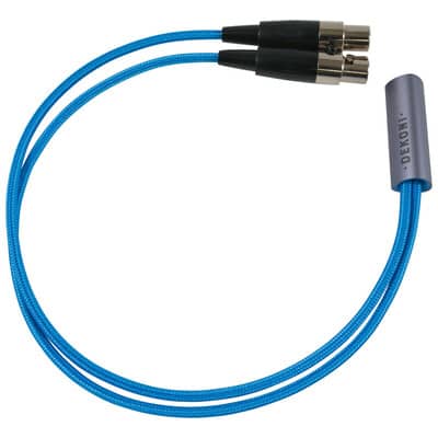 Ensemble Cables Y-Split Mini XLR ブルー [CBZ-Y-CL-XLR]