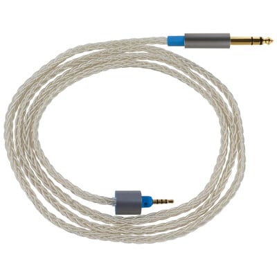 Ensemble Cables HP-Split 6.35mm-64” シルバー [CBZ-HP-64-TW-3.5]