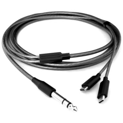 Binom-ER用ケーブル【銅線】据置用Y字ケーブル (6.3mm/2.5m) [YS-2]