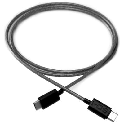 Binom-ER用ケーブル【銀メッキ銅線】USB-C to USB-C DAC内蔵ケーブル (1.2m) [SD-1]