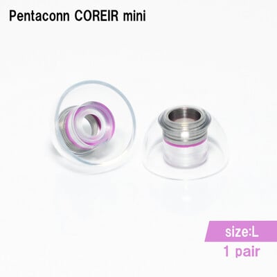 Pentaconn COREIR mini -ペンタコン コレイル ミニ- STAINLESS STEEL L 1ペア Red [PTM11-L]