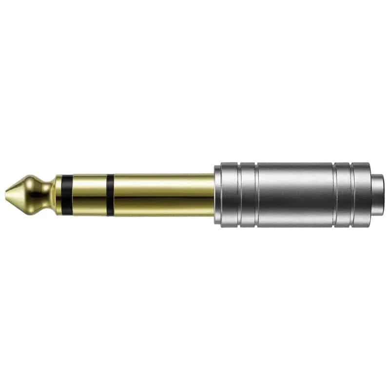 3.5mmステレオミニ→6.3mmステレオ標準変換プラグ [AT3C1Sa]