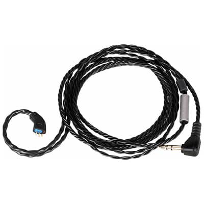 DEBUT Cable IEM2pin 1.2m Black [QDC-CABLE-DEBUT-CIEM2PIN-BK]