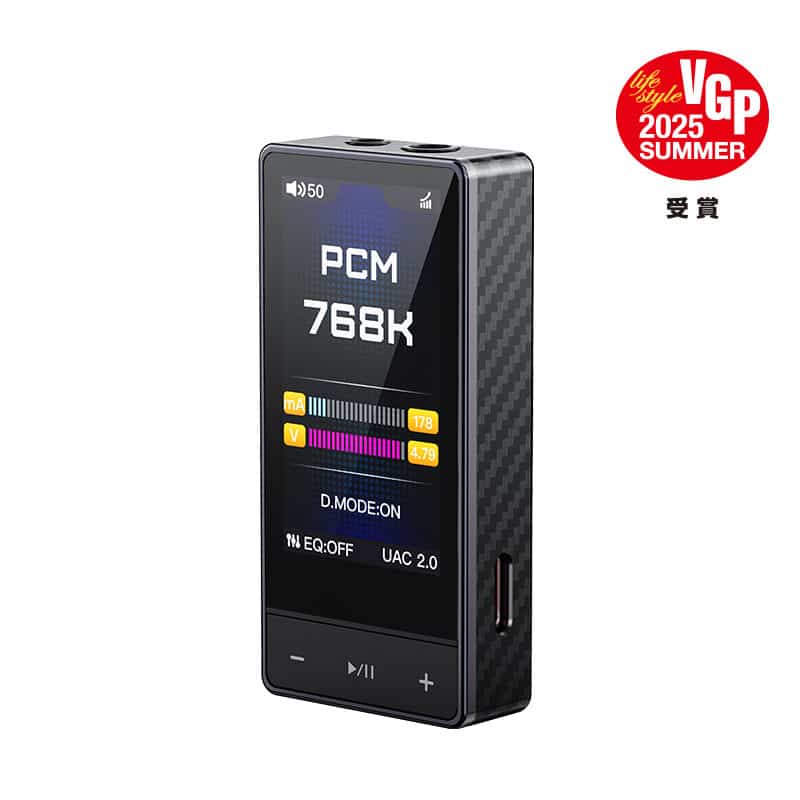 (未使用･未開封品)　Deff Sound Lightningコネクタ専用 ヘッドホンアンプ ブラック DDA-L10RCBK v1yptgt 未使用・未開封品) Deff Sound Lightningコネクタ専用