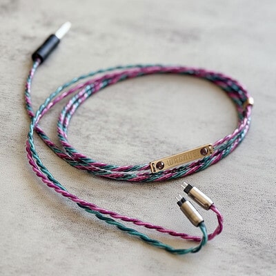 Alexandre Krov’ Sheep / 4.4mm 5極 トープラ販売製 CINQBES純銅材 銀ストレートメッキプラグ / CINQBES 銀ストレートメッキCustom 2pin / 合成アレキサンドライト・ダブル装飾