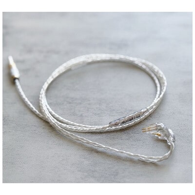 Temporis Sheep / 4.4mm 5極 特製 非磁性 純銅材 銀メッキプラグ / Custom 2pin / ロゴ＆イヤーコネクタアートワーク