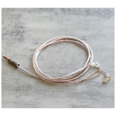 Isotope Knot / 4.4mm 5極 トープラ販売製 CINQBES 純銅材 無メッキプラグ / Custom 2pin / ロゴ＆イヤーコネクタアートワーク