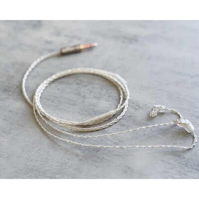 Vintage No.063 Clotho Clothing / 4.4mm 5極 トープラ販売製 CINQBES純銅材 無メッキプラグ / Custom 2pin / ロゴ＆イヤーコネクタアートワーク