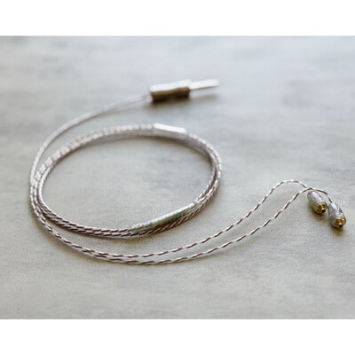 Aurora Valentine Lily / 4.4mm 5極 トープラ販売製黄銅材 銀メッキプラグ / MMCX / ロゴ＆イヤーコネクタ オーロラバレンタインアートワーク