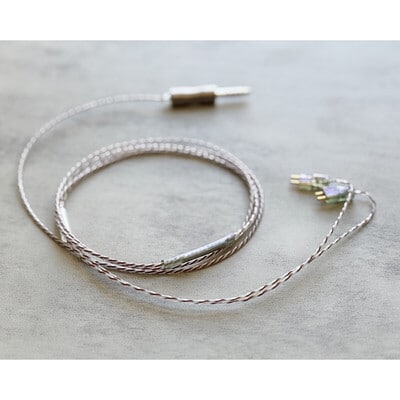 Aurora Valentine Lily / 4.4mm 5極 トープラ販売製黄銅材 銀メッキプラグ / FitEar / ロゴ＆イヤーコネクタ オーロラバレンタインアートワーク