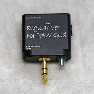 PAW Gold 4.4mm Adaptor with GROUND-RESONANCE 1960s ver
