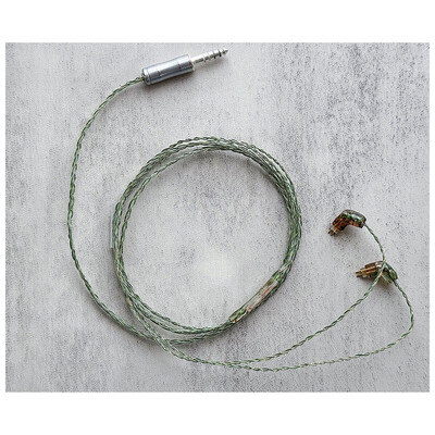 Vintage No.068 An Verdico / WAGNUS. Original 4.4mm 5-pole Plug EIR - ARGENTA / Custom 2pin / ロゴ＆イヤーコネクタアートワーク