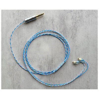 Nemophila (Cel) / WAGNUS. Original 4.4mm 5-pole Plug EIR - ORO / MMCX / ロゴ＆イヤーコネクタ ネモフィラアートワーク