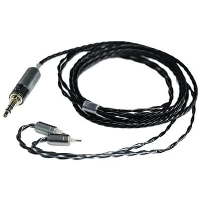Standard Cable IEM2pin 1.2m BLK [QDC-CABLE-2PIN-122-BLK-RP]