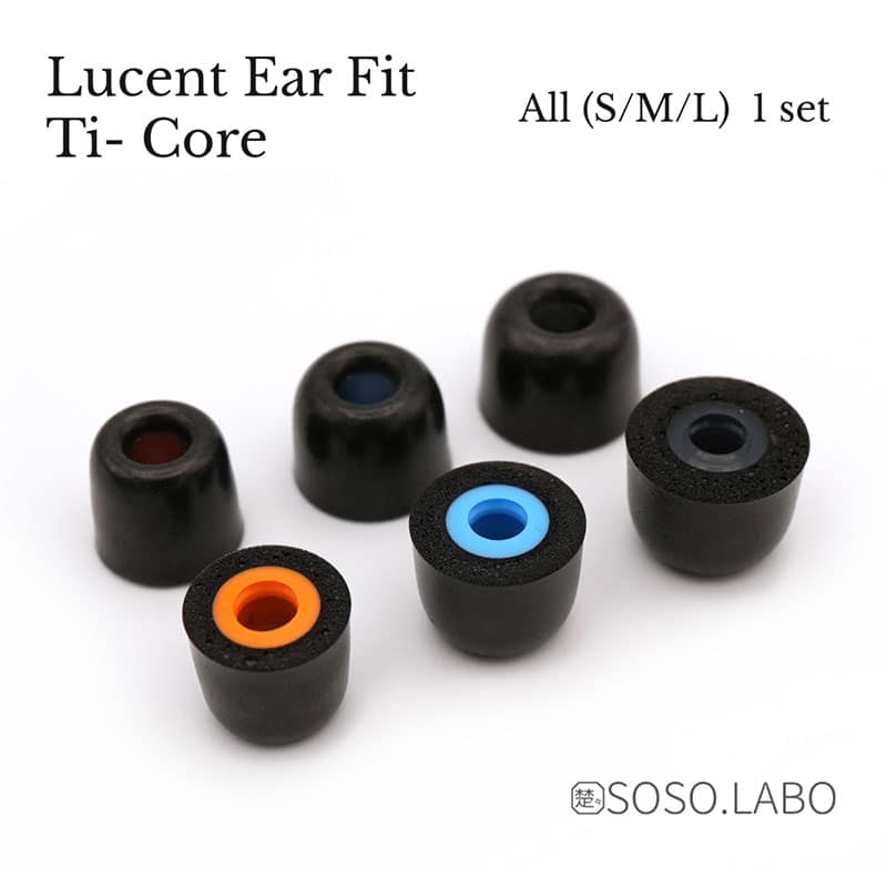 Lucent Ear Fit Ti-Core (ALL) SML各1ペア(2026年10月30日発売予定)