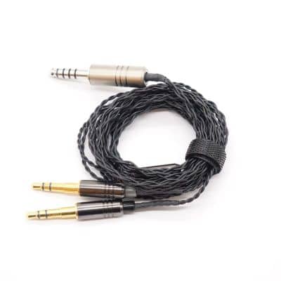 eイヤホン・ラボ Obsidian ヘッドホンケーブル